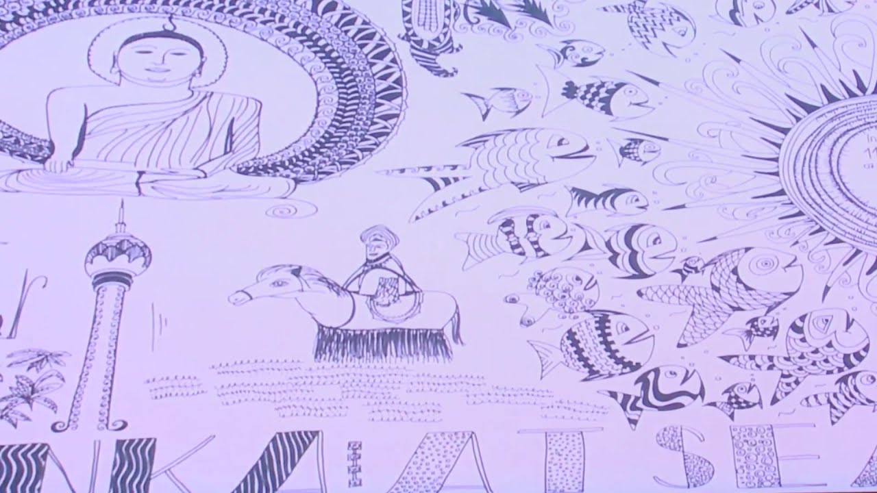 kAKD0LOXNxI maxresdefault - MARCO POLO Reise dargestellt durch eine 50 meter lange Doodle-Zeichnung!